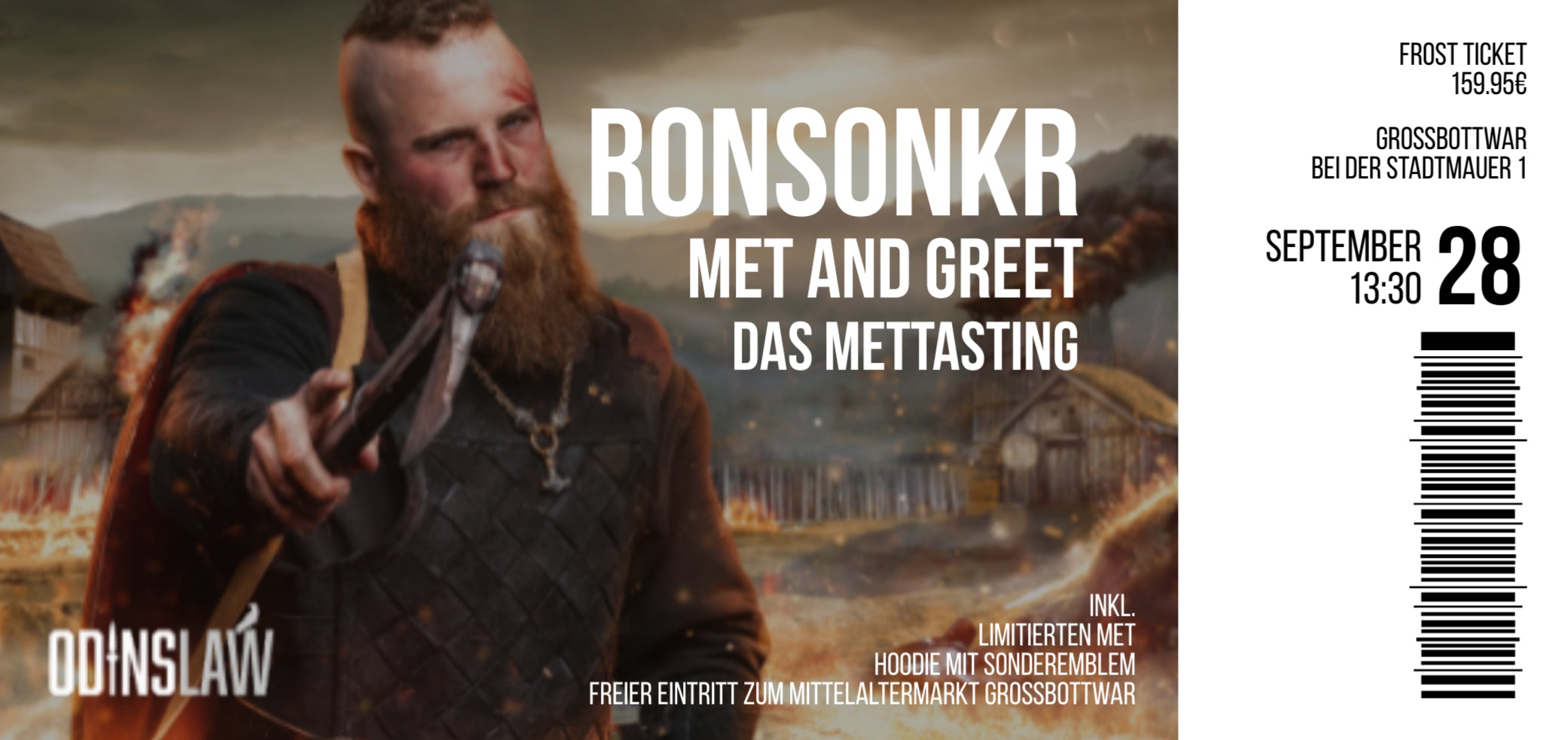 Meet and Greet mit RonsonKR (limitiertes Jubiläumsevent in unseren Produktionshallen) 28.09.2024 Großbottwar