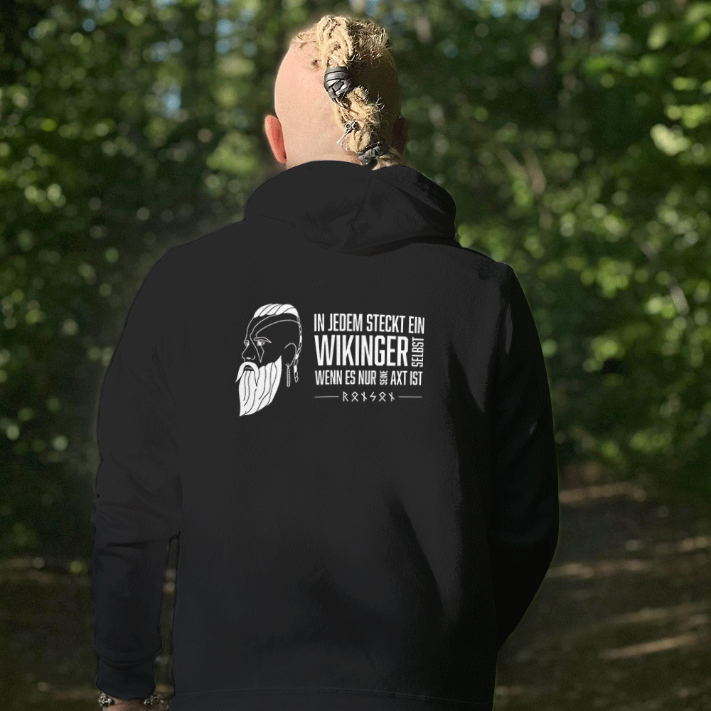 In jedem steckt ein Wikinger | Hoodie | Unisex